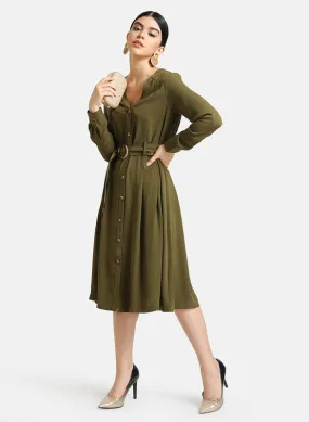 Trench Dress With Belt