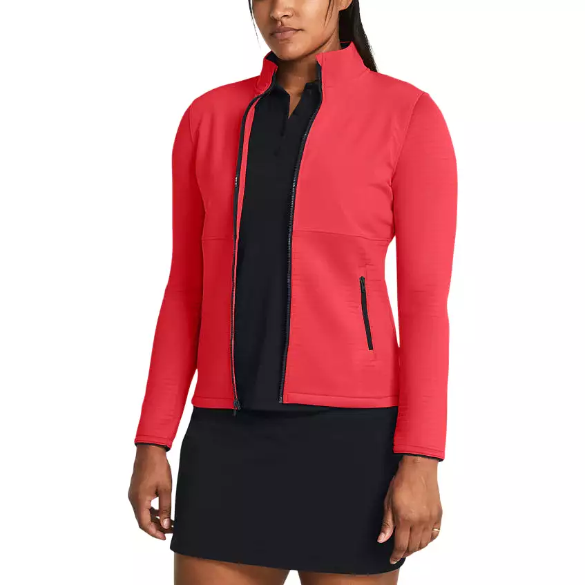 Under Armour Women's Storm Daytona Full-Zip- Navy/Red