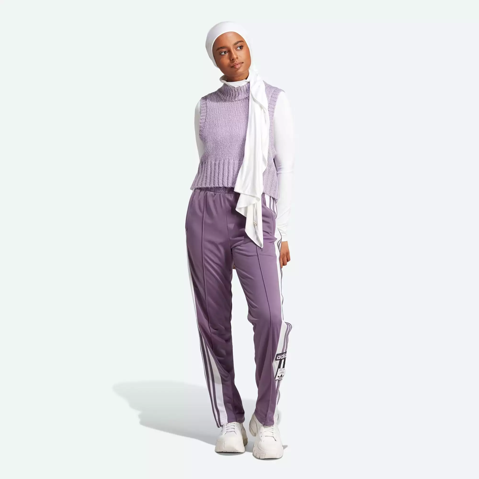 WMN'S ADICOLOR CLASSICS ADIBREAK TRACK PANTS 'SHADOW VIOLET'