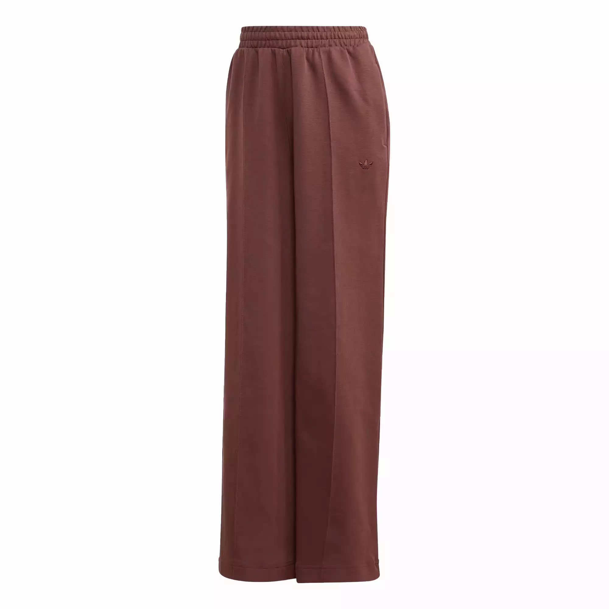 WMN'S PREMIUM ESSENTIALS WIDE-LEG PINTUCK PANTS 'BROWN'