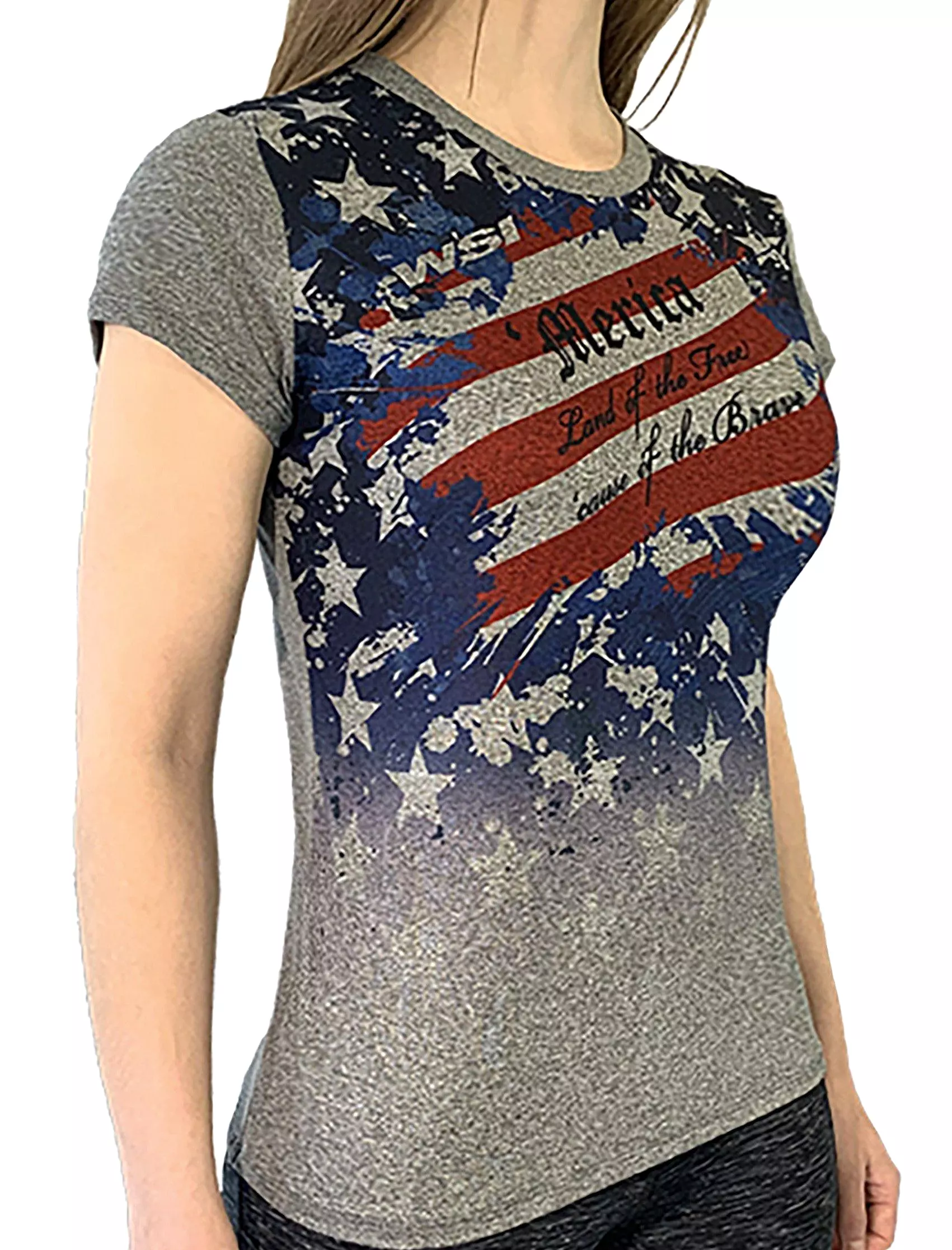 Women's 'Merica Freedom Tee by WSI Made in USA 704WCSSF