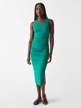 Wren Ruched Dress - Kelly